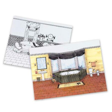 E-Z DECORATOR Illustrations Of The Latest Bathroom Fixtures and Accessories Bath Supplement